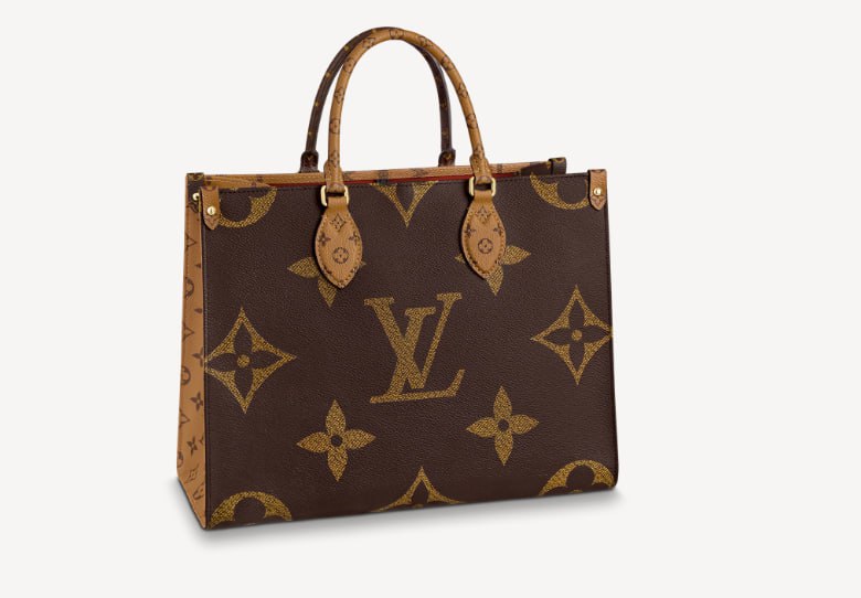 LV leather bag